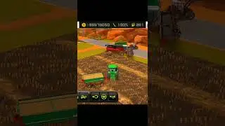 Fs 18 Day 24 #24 Harvesting 👨&zwj;🌾 #shorts