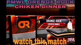 OR VS TSM | PMWL ORANGE ROCK CHIKEN DINNER | SCOUT VS JONATHAN | 13 KILL CHIKEN DINNER