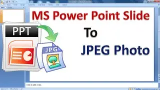 Power Point slide to JPEG photo is very easy -  Bangla Computer Tricks  ( beginner to expart )