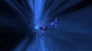 Hyperspace tunnel VFX  test MC animation