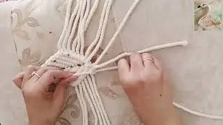 diy Macrame Swan🦢 tutorial || macrame animals || coastal macrame #viral #trending #youtube