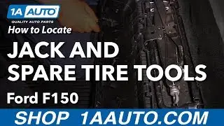 Как найти домкрат и инструменты для запасного колеса Ford F-150 2014-2015 годов выпуска