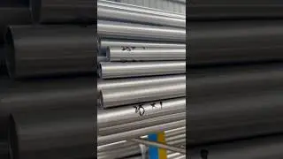 OD25&times;1MM Titanium pipe ready #titaniumindonesia #titaniumpiping #modifycar #exhaust #titaniumpipe
