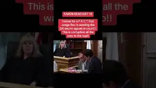 Judge Beverly Cannone is sending secret signals to DA Brennan in court! Corruption is 10/10