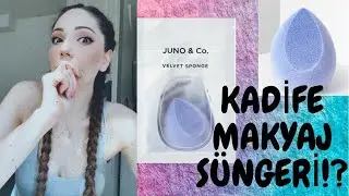 MAKYAJ RUTİNİNİ DEǦİȘTİRECEK JUNO & Co. KADİFE MAKYAJ S&Uuml;NGERİ | VELVET SPONGE