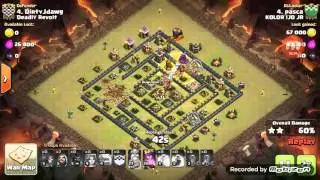 Gohoval attack strategy TH9 Square Base by Pasca