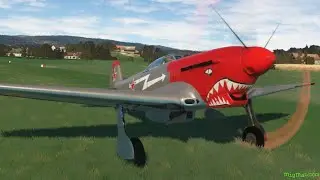Landing | Yak-9 'Frank' | LJSE Sentvid pri Sticni, Slovenia | Microsoft Flight Simulator