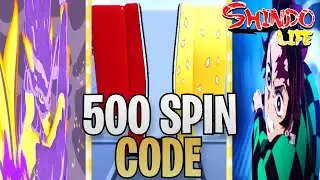 [CODE] 500 SPIN CODE COMING TO SHINDO LIFE SOON! Demon Slayer & Armored Tailed Spirit! | Shindo Life