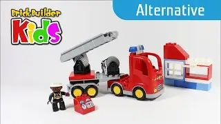 Lego DUPLO 10592 Fire Truck - Alternative build #2 - Lego Speed Build for Kids