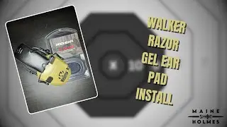 Walker Razor Gel Ear Pad Swap in less than 60 seconds #shootingsports #diy #youtuber #gun #gunner