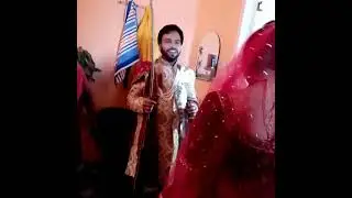 Bride and groom playing stick rasam#shorts#trending viral video