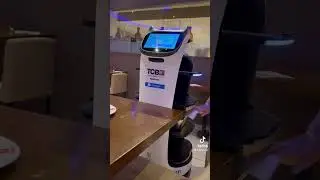 robot waitress #robot #robotrestaurant #uk #london #robotwaiter #fooddelivery #restaurant #hungry