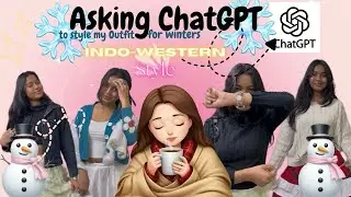 Asking ChatGPT to Style my outfit for winter l Indo-western ✨l Sonali Singh 