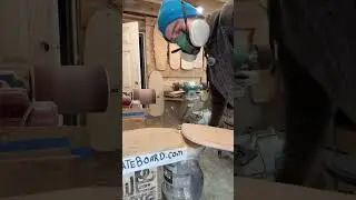 Satisfying Top Edge Routing at Life Skateboards Handcrafted Decks made Live in Indiana #woodworking