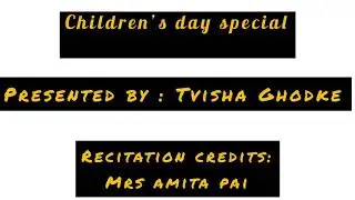 Bhagvad Gita | Ch-2- Sankhya Yoga | Children&rsquo;s day & Diwali Special | Tvisha | Lockdown diaries