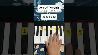 One Of The Girls - The Weeknd x Jennie x Lily-Rose Depp (Easy Tutorial) #music #shorts