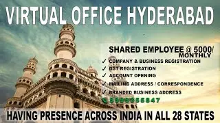 Virtual Office & Shared Employees In Hyderabad | 📞 9289289204