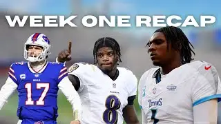 NFL Week One Recap: Bills Prove Me Right, Cam Ward (Almost...) Proves Me Wrong...