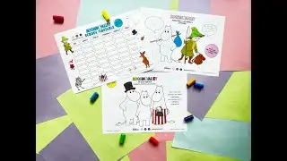Moominvalley Activity Pages 🎨😍 #moomin #moominvalley