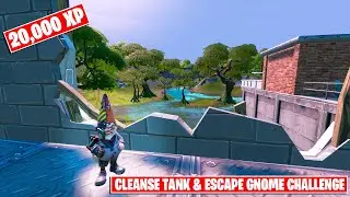 Fortnite Gnome Quest v14.40 Location! Cleanse Tanks & Escape Secret Gnome Challenge