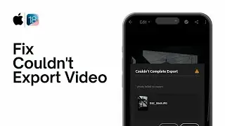 How to Fix Couldn't export video on iPhone/ couldn't export video YouTube shorts.