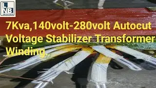 7KVA,140v-280v Autocut Voltage Stabilizer Transformer Winding.