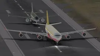 Взлет самолета Airbus A340-200 по маршруту Окленд — Канберра. Командир авиакомпании.