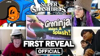 All Reactions to GRENINJA Reveal Trailer in SMASH BROS
