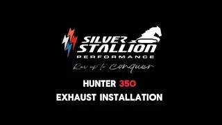 Unboxing & Installation Silver Stallion Performance Exhaust Hunter 350 Royal Enfield