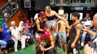 Tunisia Hammamet, Pirate Ship 2014, Fakir Show 4K UHD
