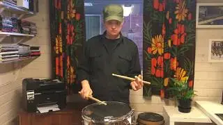Teemu Lepp&auml;nen - Rudimental Performance 1 (By Ken Mazur)