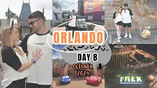 Orlando, Disney Day 8 |Hollywood Studios | Skyliner Resort Hopping | T-Rex | October 2024