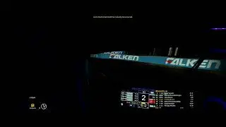 Testing DelanClip head tracking in iRacing at a dark and wet Bathurst