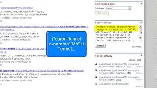 PubMed Evidence Based Searching
