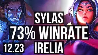 SYLAS vs IRELIA (MID) | 73% winrate, 13/1/3, Godlike | KR Challenger | 12.23