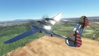 P-38 Lightning over Pratica di Mare, Italy - Italian Air Force Centennial