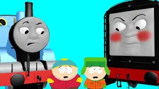 South Park Cussing In Class Scene With Thomas Whistles And Horns