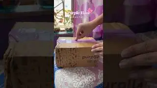 Purple Haul🎀🪞#youtubeshorts #shortvideo #explorepage #unboxing #purple #meakup #haulvideo