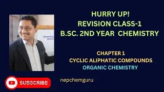 #bsc2ndyearchemistry#revisionclass-1#cyclicaliphaticcompounds#organicchemistry