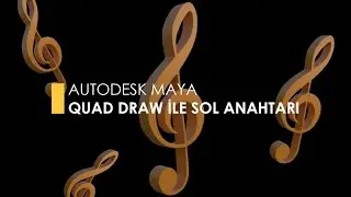 Faydalı Ara&ccedil;lar | Autodesk Maya Quaddraw ile Sol Anahtarı Yapımı #quaddrawtoolmaya