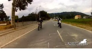 Yamaha WR125X vs AJP Pr4 200  *StreetHooligansPT*