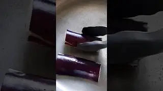 ASMR ~  Frying Ping Tung Eggplant 🍆#shorts #easycooking #cooking