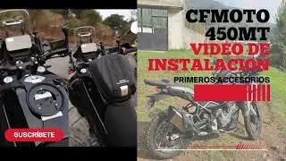 Instalaci&oacute;n Base para bolsa de tanque GIVI CFMOTO 450MT
