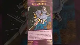 1994-2024 Illuminati Card Game Conspiracy Card 3) Spy Satellite 📡