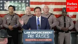 Florida Gov. Ron DeSantis Announce Pay Raises For Police Officers And Firefighters