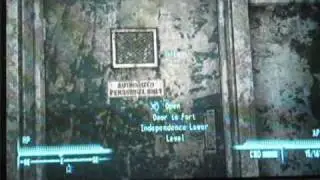 Fallout 3:Fort Independence Access and Inside Building Tour Part 2