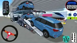 DOUBLE Decker Trailer Truck 🚒 🔥by old Kia carnival | 3D Driving Class Games | Car Gameplay