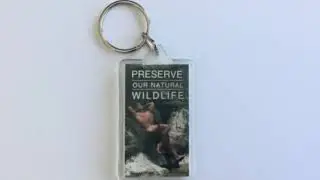 MysticMerchant Gifts Preserve Our Natural Wildlife Keychain