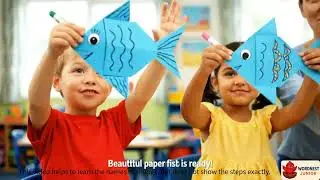 UKG Paper Craft Activity | Learn Origami with 3D Kids & Teacher
