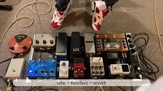 sir henry vibe pedal test!!   바이브페달 테스트!!